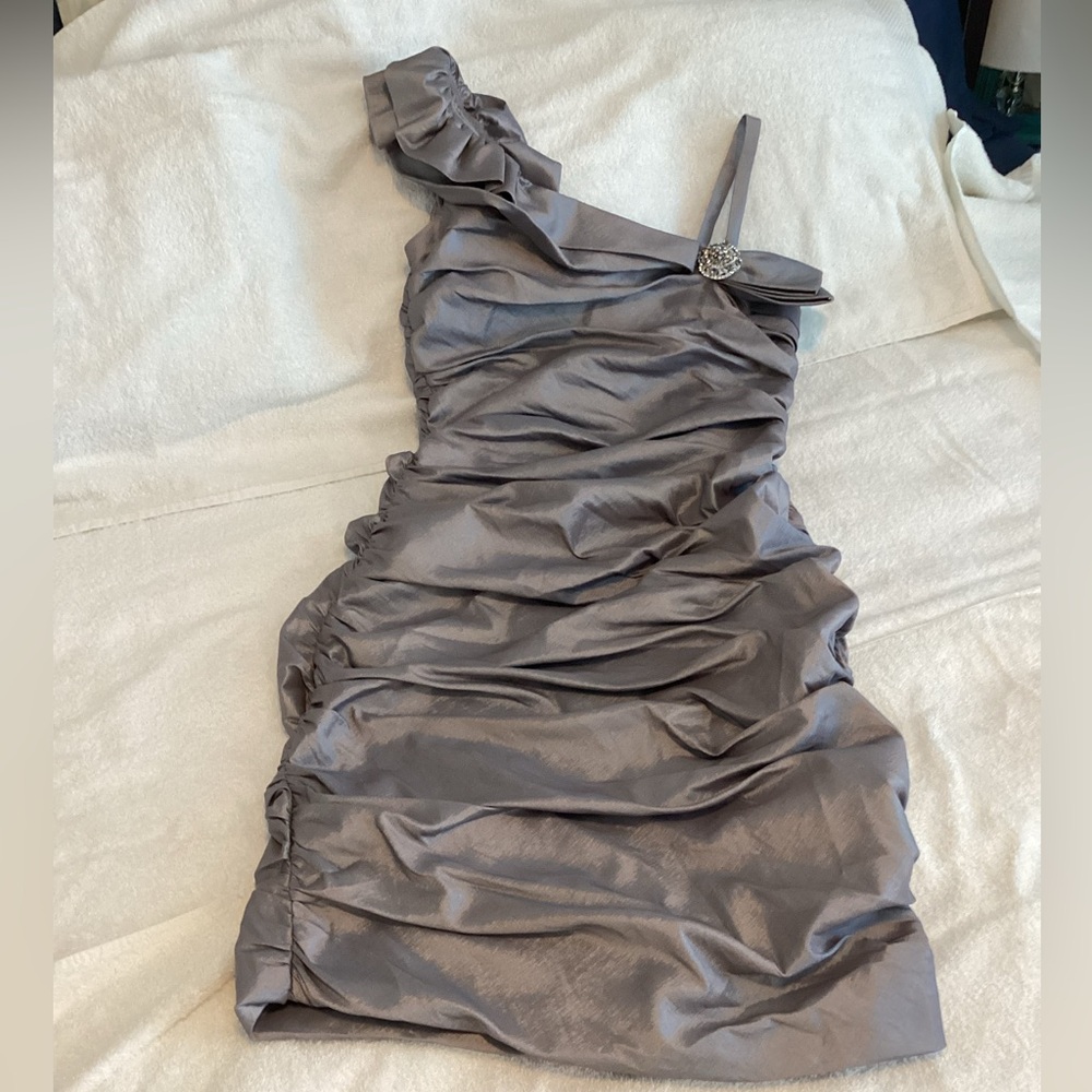 Size 8 silver party dress
